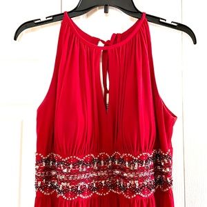 STUNNING RED BALLGOWN